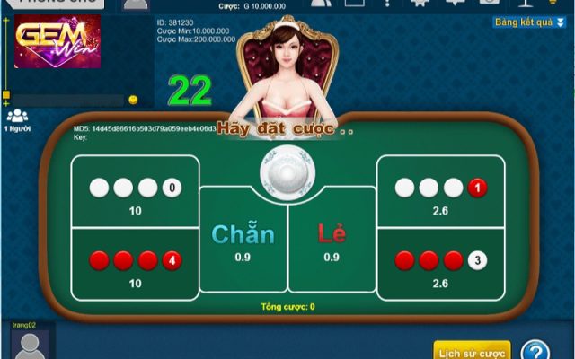 Các loại cược phổ biến trong cách chơi xóc đĩa